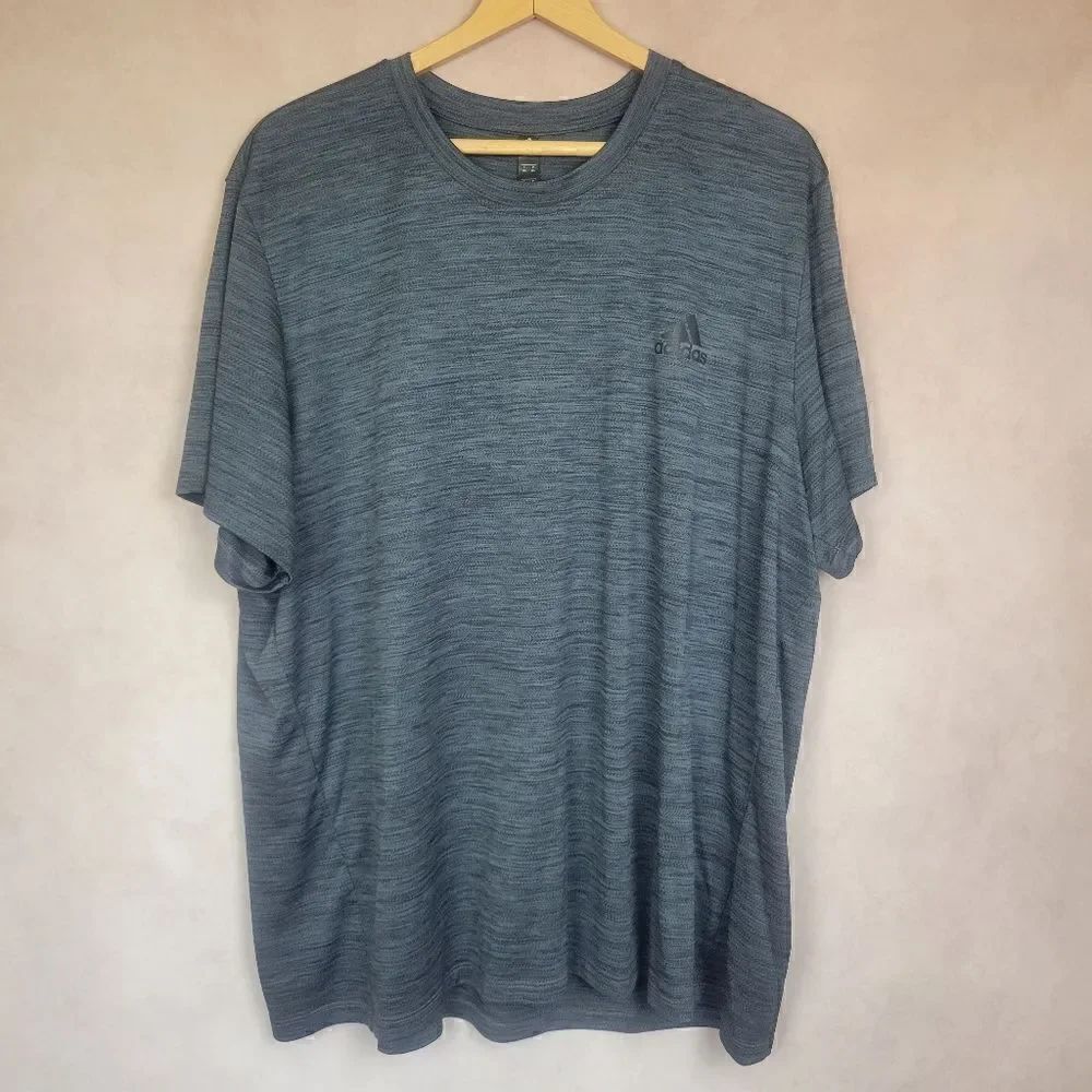 Adidas Gray Short Sleeve T-shirt Size 2XL